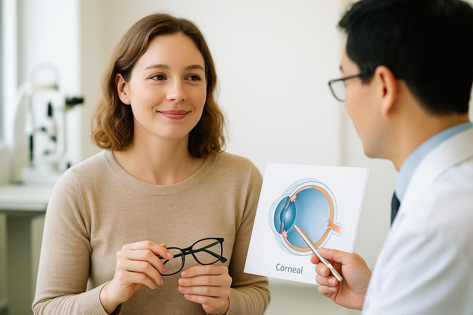 Flap-free surface laser correction, the family PRK and LASEK belong to