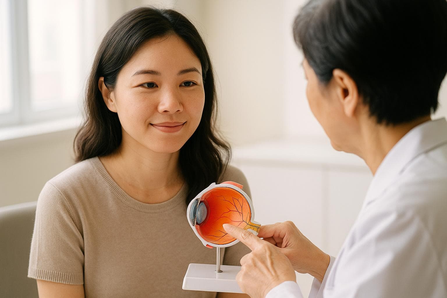 Healing 眼科白內障與人工水晶體手術示意