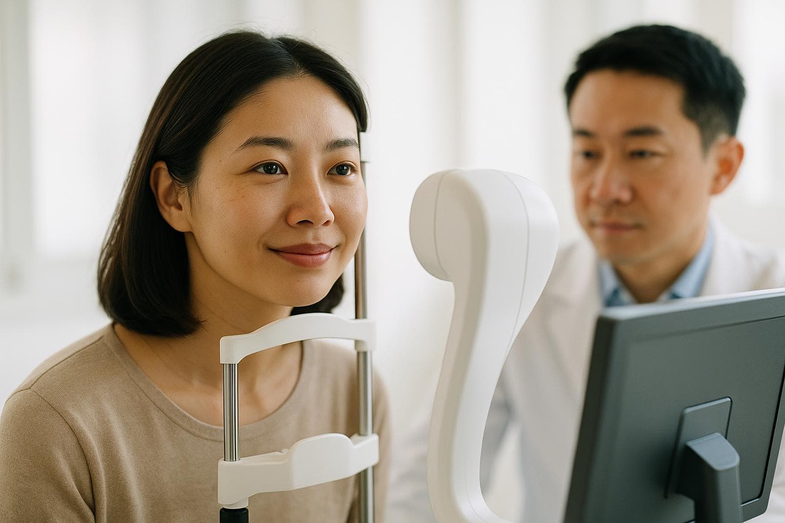 Healing 眼科乾眼症專屬治療室與淚膜檢查設備