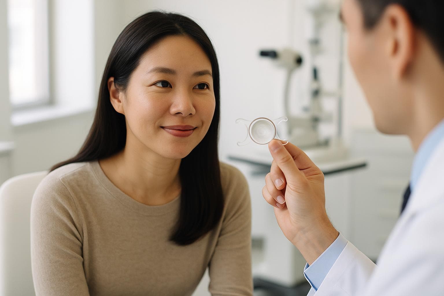 Healing 眼科金善英院長為高度近視患者比較 ICL 與雷射的術前檢查