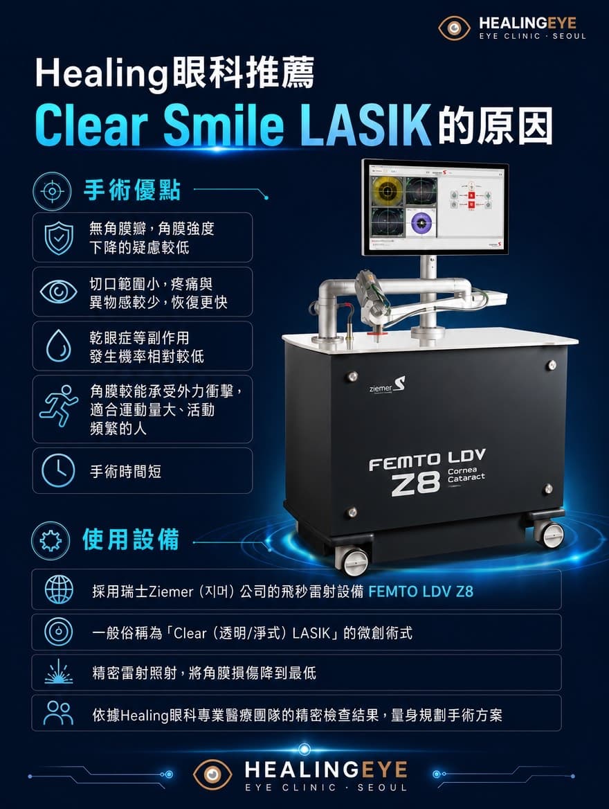 全飛秒 SMILE 近視雷射 — 2